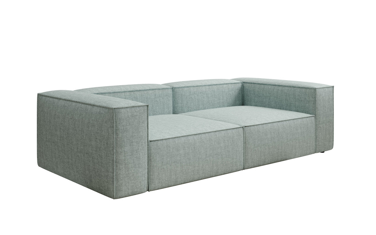 Designbank Lesley 3-zits in linnen-look
