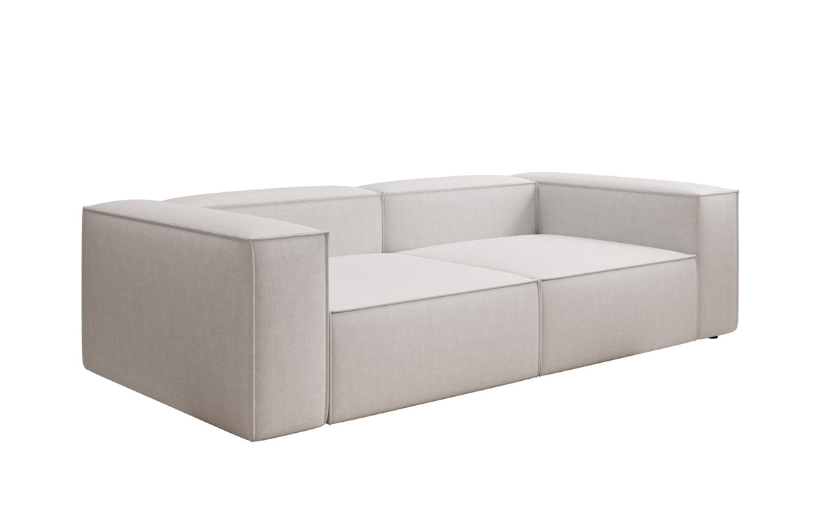 Designbank Lesley 3-zits in linnen-look