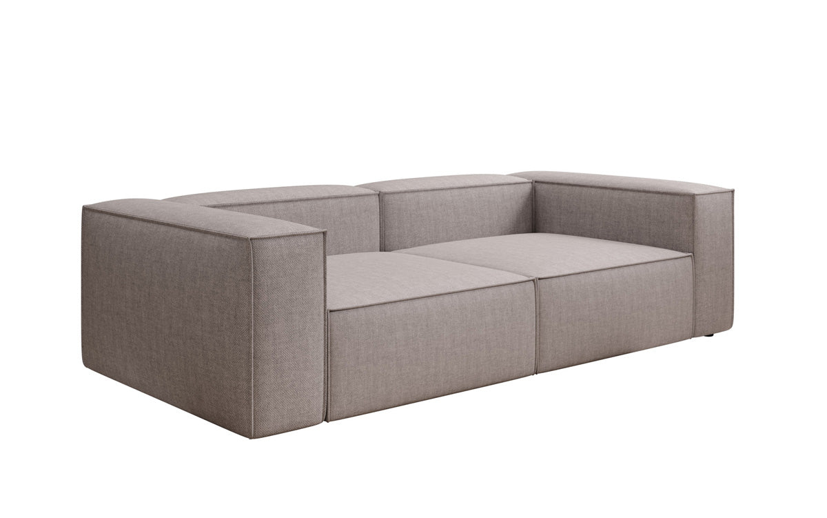 Designbank Lesley 3-zits in linnen-look