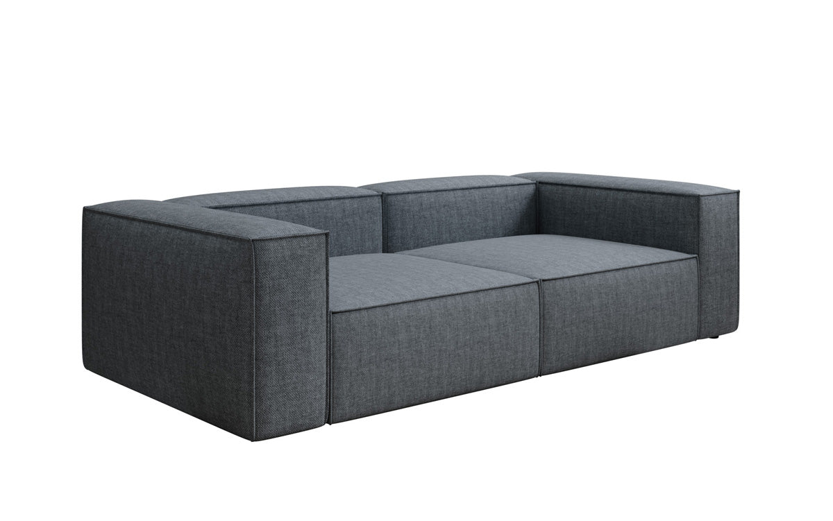 Designbank Lesley 3-zits in linnen-look