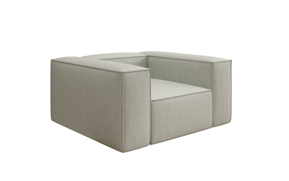 Designer sofa-fauteuil Lesley in linnenlook