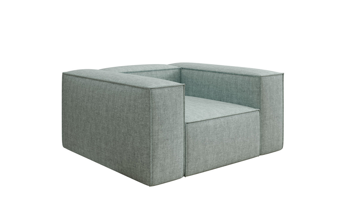 Designer sofa-fauteuil Lesley in linnenlook