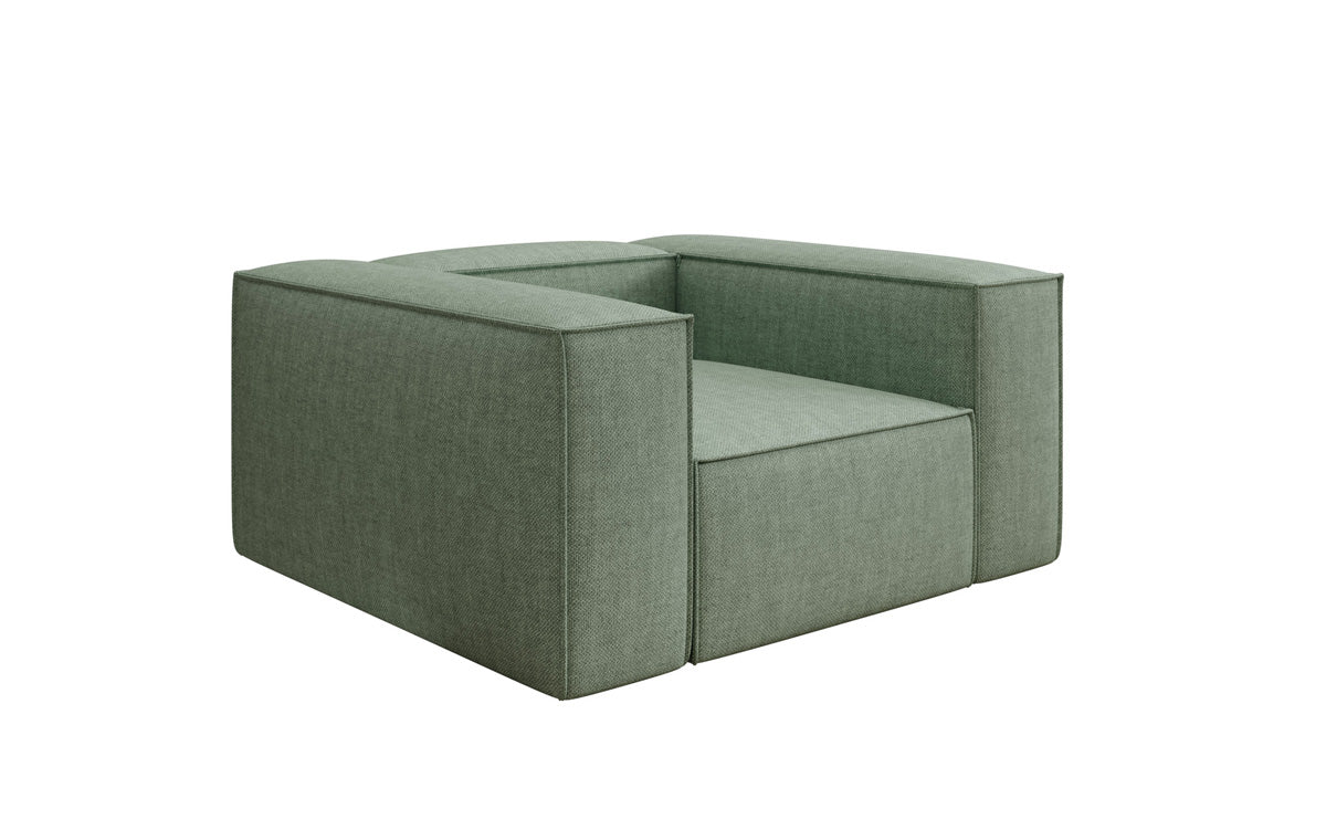 Designer sofa-fauteuil Lesley in linnenlook