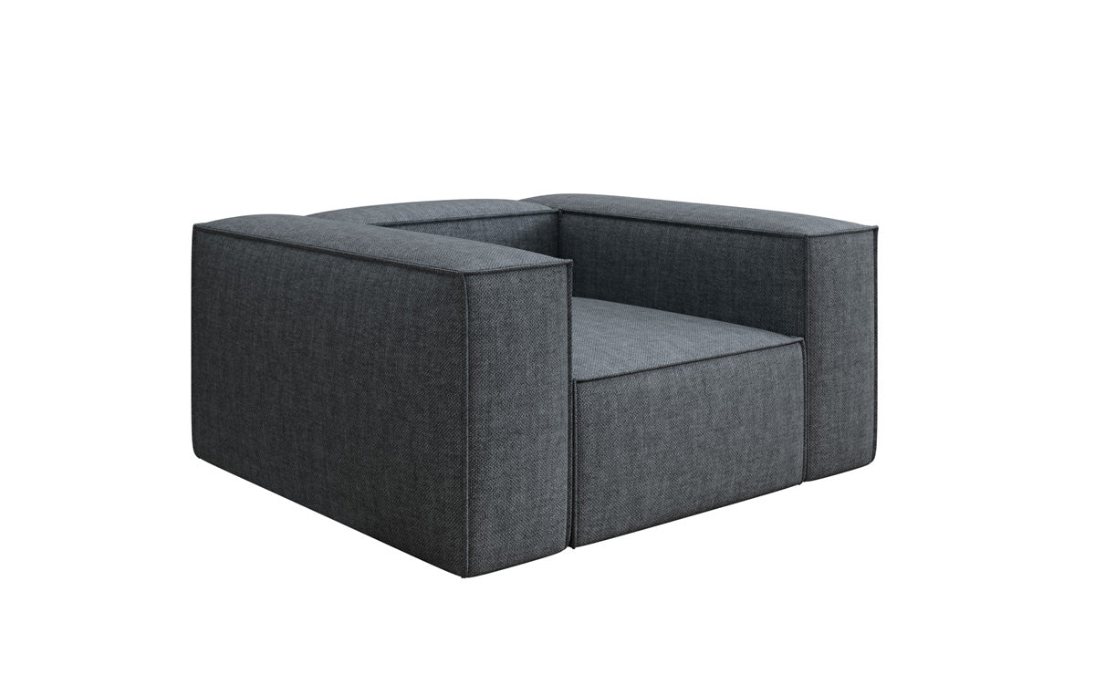 Designer sofa-fauteuil Lesley in linnenlook
