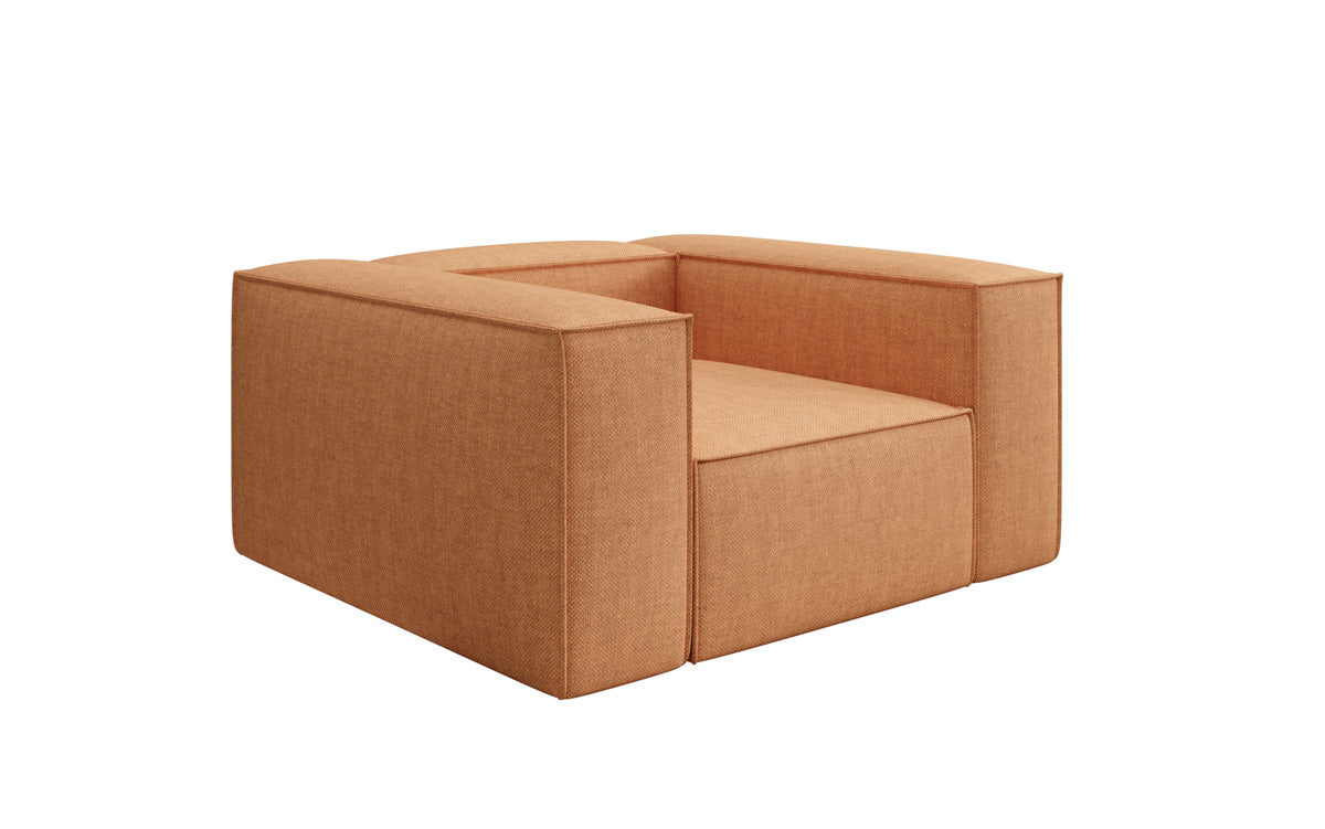 Designer sofa-fauteuil Lesley in linnenlook