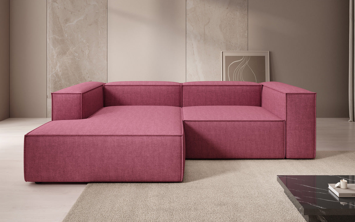 Designer hoekbank Lesley Mini in linnenlook