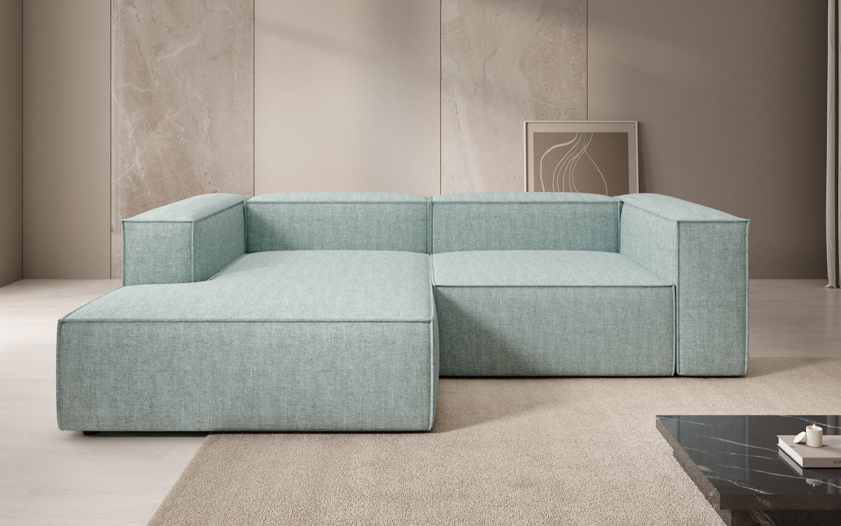 Designer hoekbank Lesley Mini in linnenlook