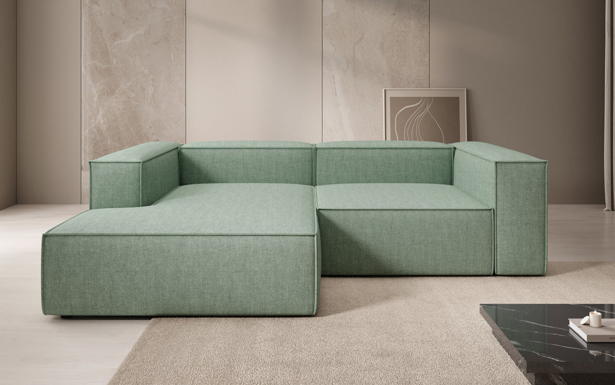 Designer hoekbank Lesley Mini in linnenlook