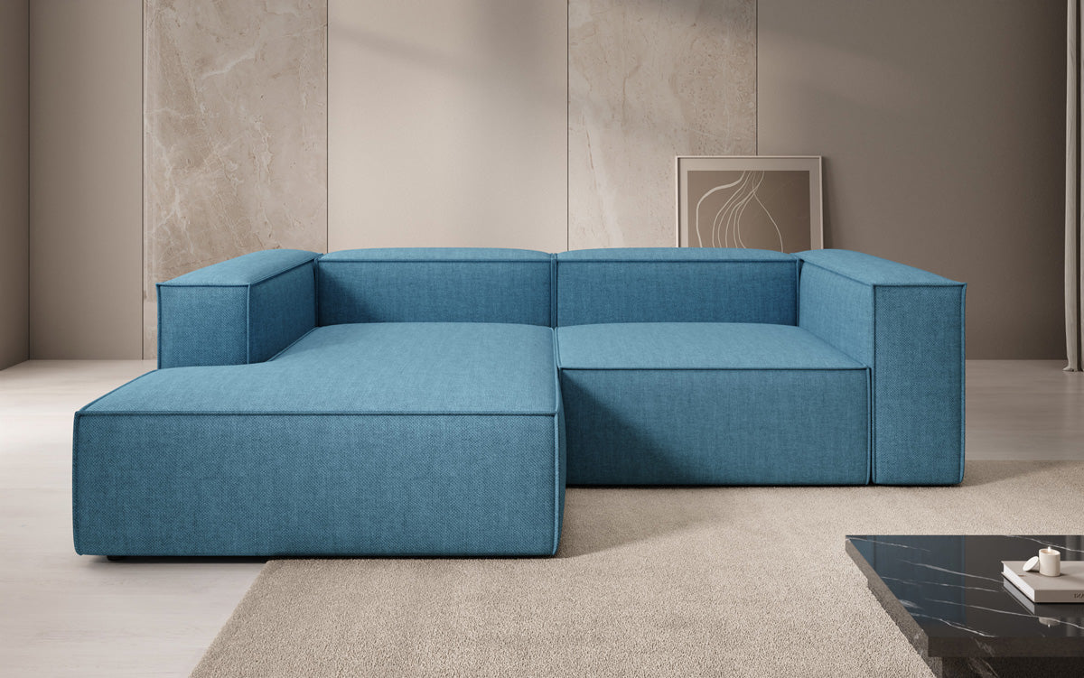 Designer hoekbank Lesley Mini in linnenlook