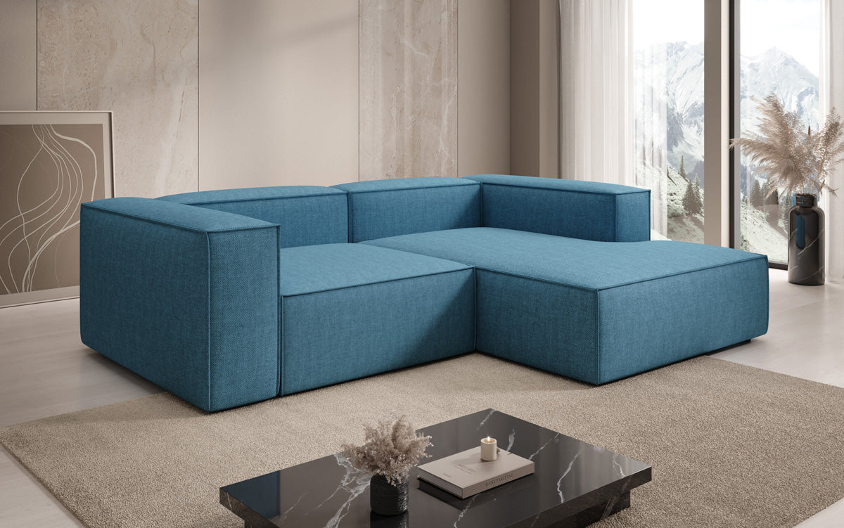 Designer hoekbank Lesley Mini in linnenlook