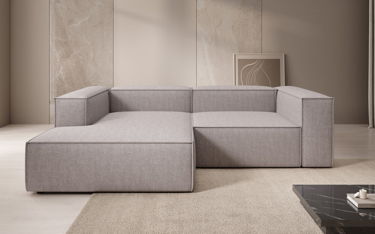 Designer hoekbank Lesley Mini in linnenlook