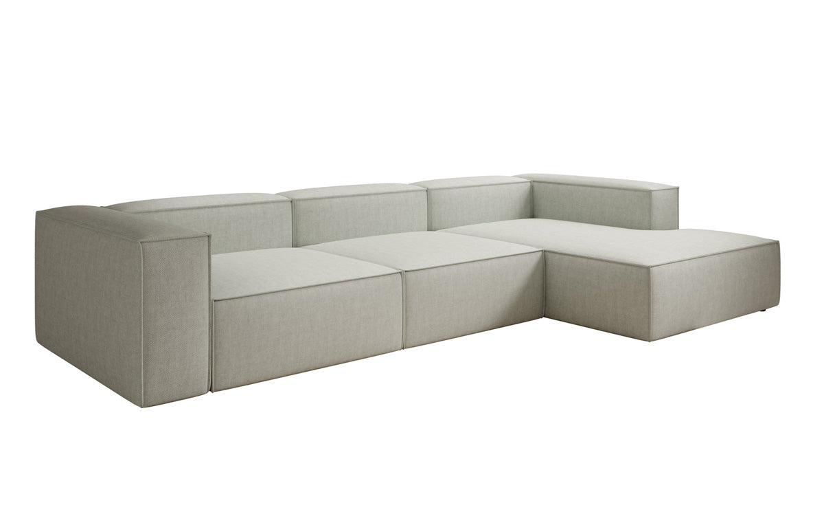Design hoekbank Lesley in linnen-look
