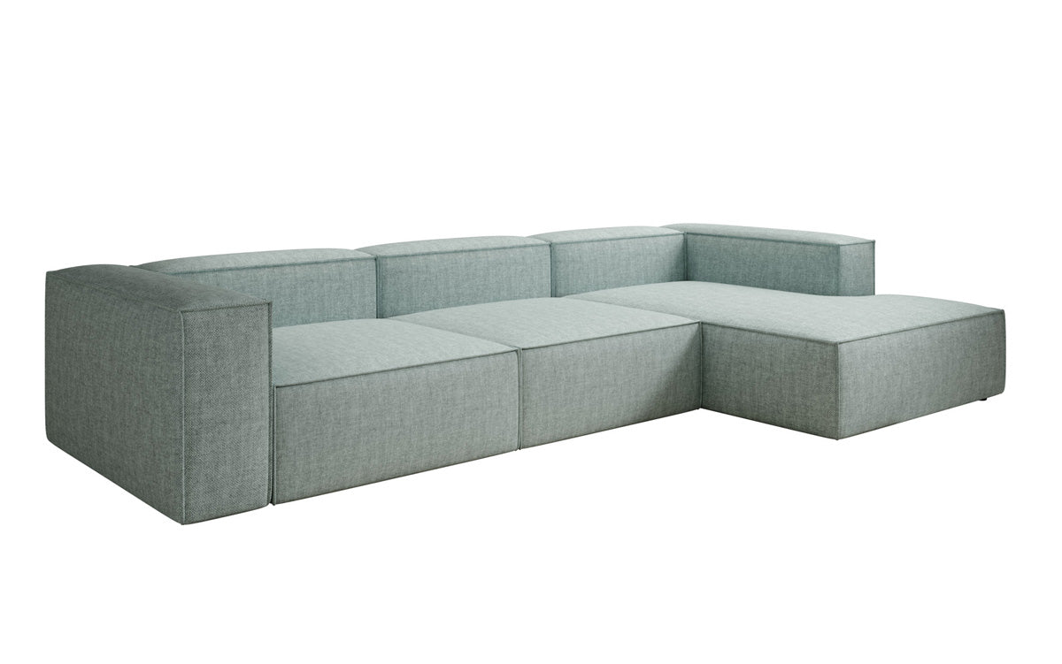 Design hoekbank Lesley in linnen-look