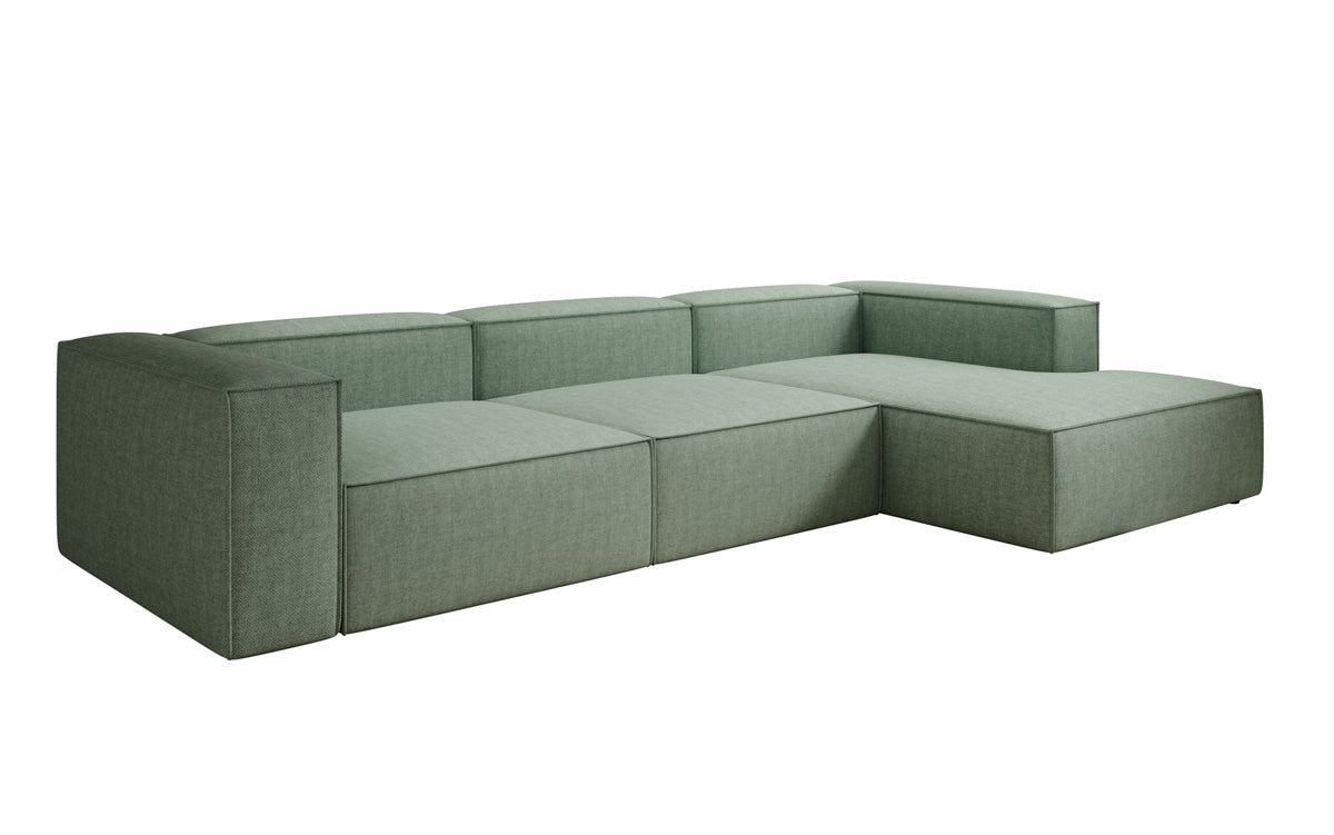 Design hoekbank Lesley in linnen-look
