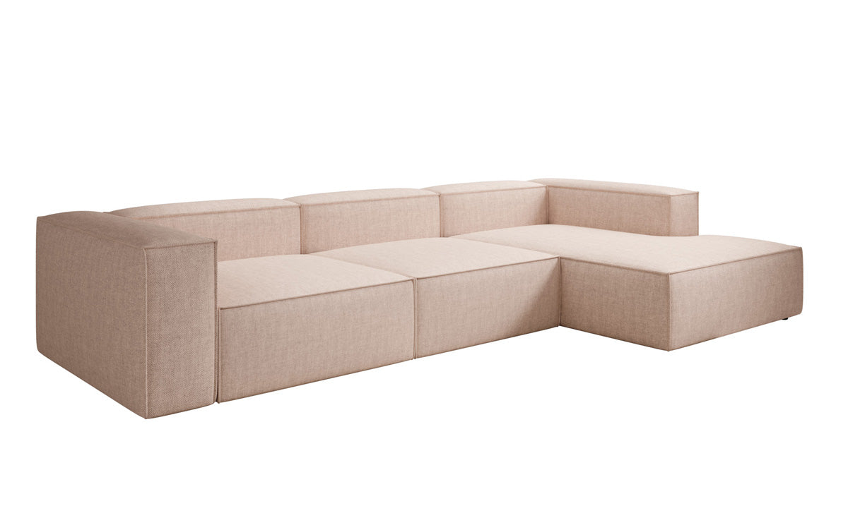 Design hoekbank Lesley in linnen-look