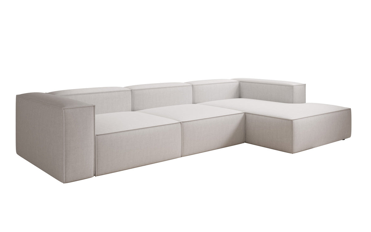 Design hoekbank Lesley in linnen-look