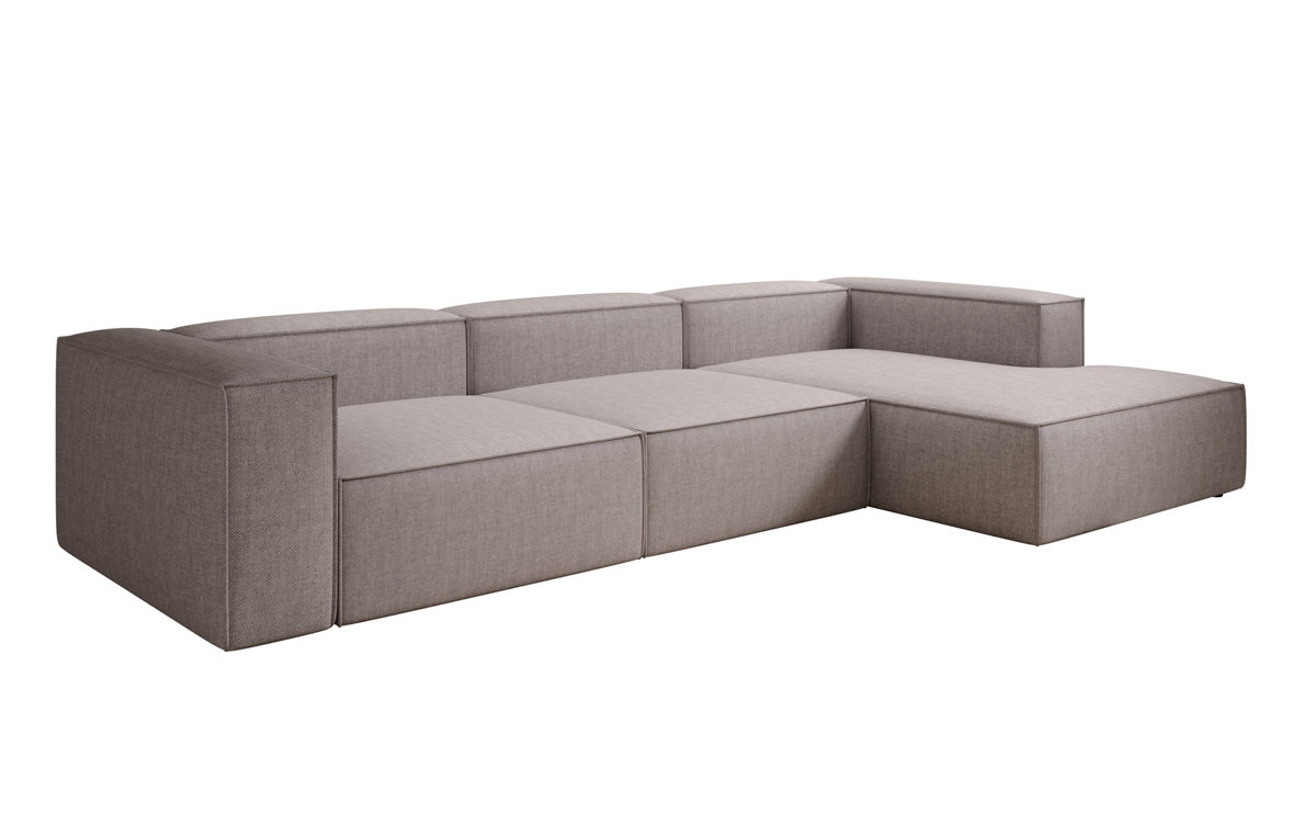 Design hoekbank Lesley in linnen-look