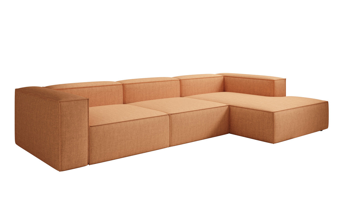 Design hoekbank Lesley in linnen-look