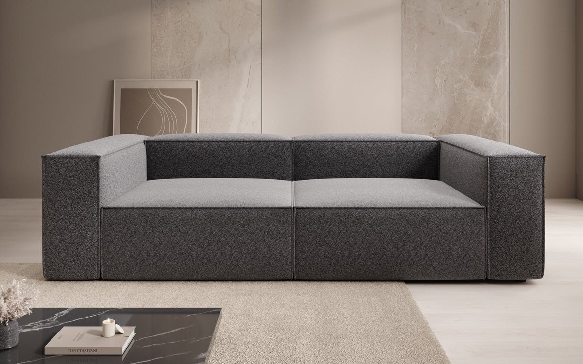 Designbank Lesley 3-zits in structuurstof