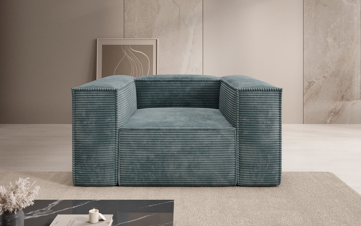 Designer Cord Armchair Lesley