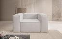 Designer bank-fauteuil Lesley van echt leer