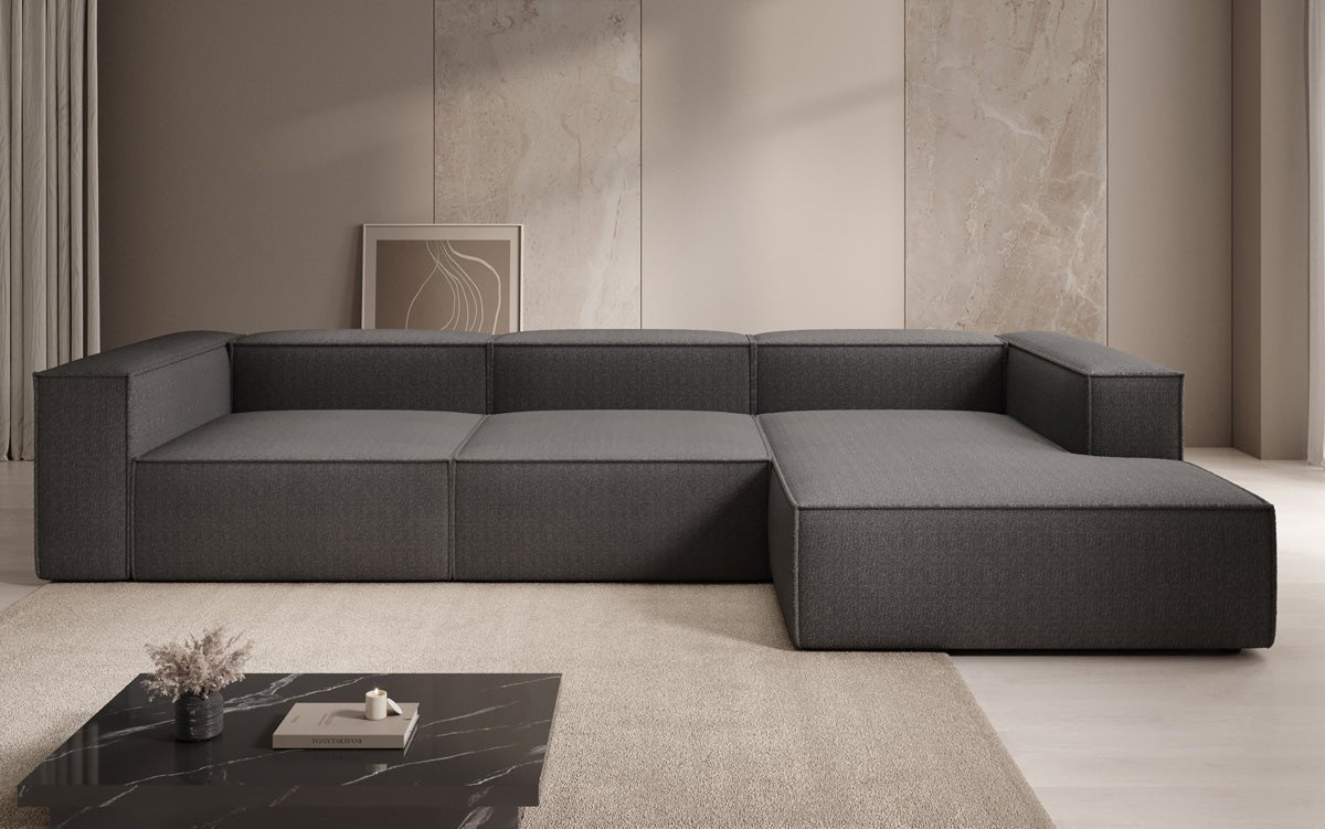 Designer Sofa Lesley L in Bouclé