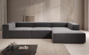 Designer-hoekbank Lesley in structuurstof