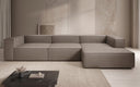 Designer hoekbank Lesley in echt leer