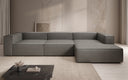 Designer hoekbank Lesley in echt leer