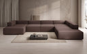 Designer Sofa Lesley U XXL in Stof