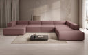 Designer Sofa Lesley U XXL in Stof