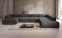 Designer Sofa Lesley U XXL in Stof