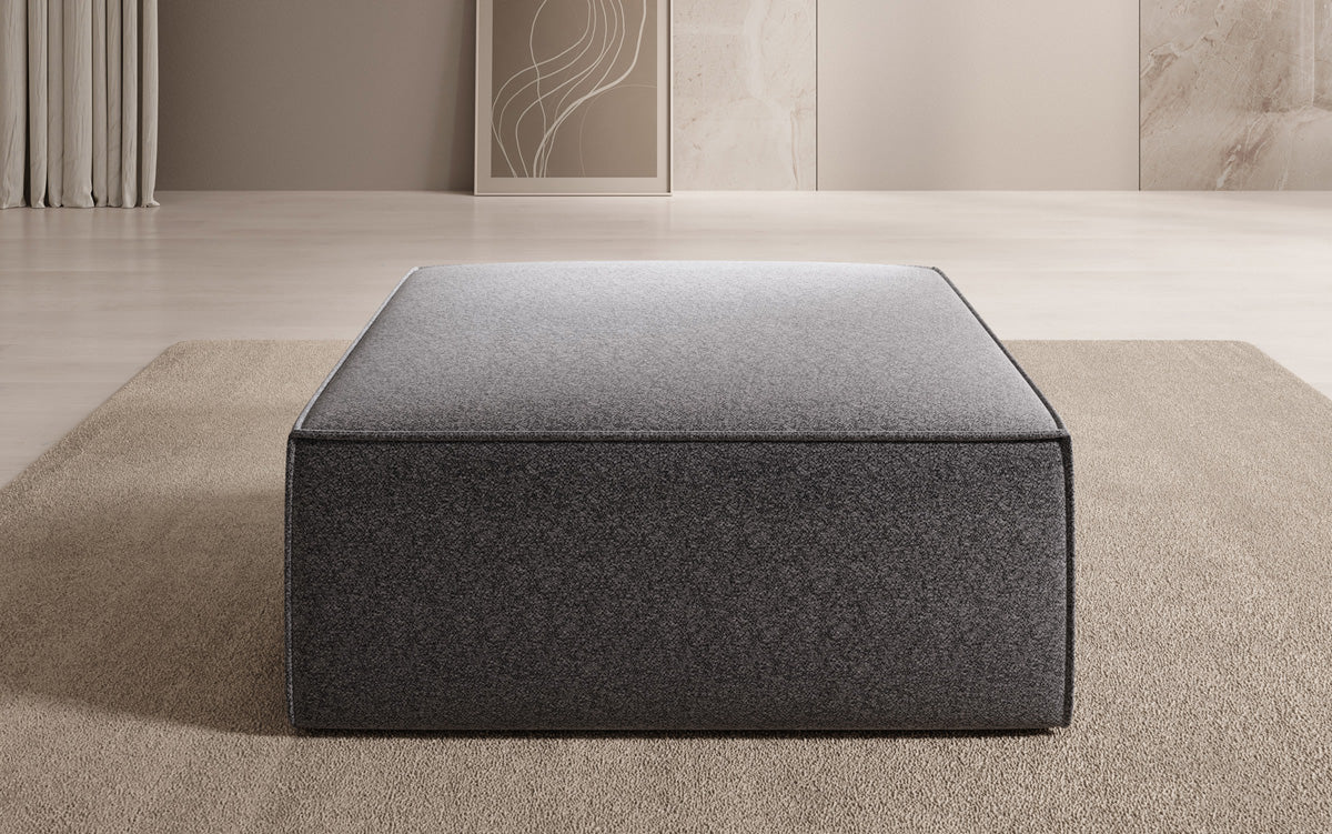 Bijzetpoef Lesley in structuurstof