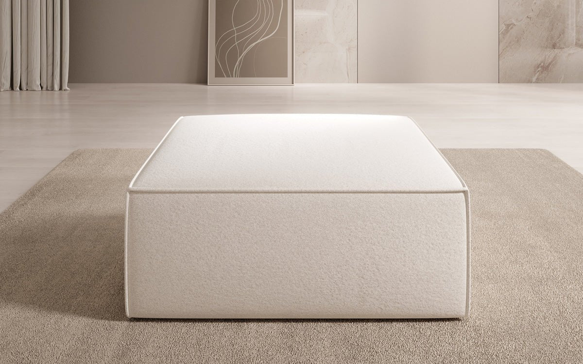 Bijzetpoef Lesley in structuurstof