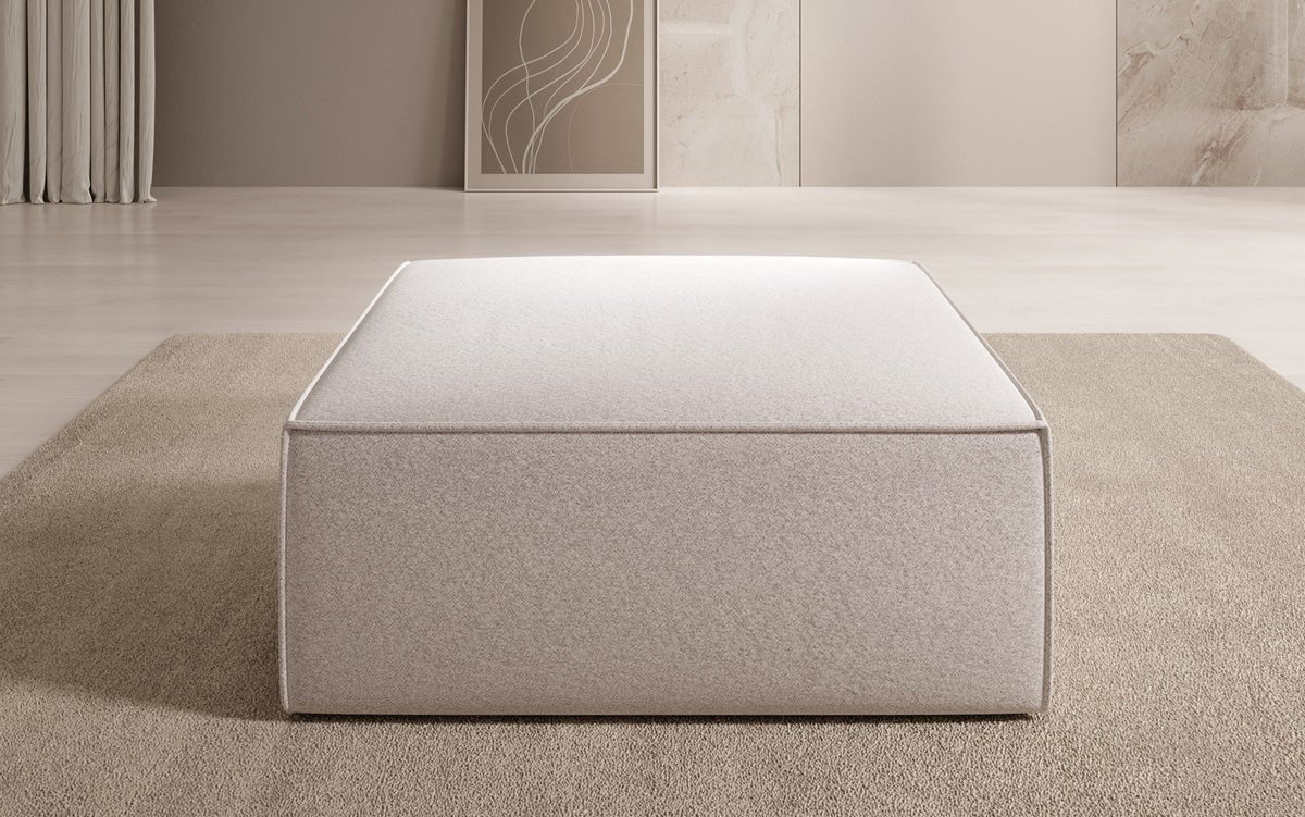 Bijzetpoef Lesley in structuurstof