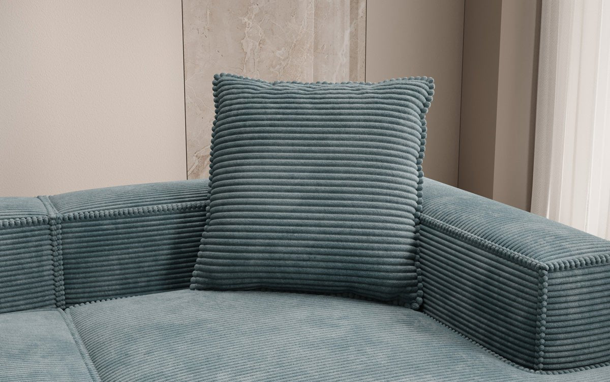 Zierkissen Lesley 60x60 in Ribstof