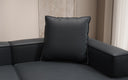 Decoratief Kussen Lesley 60x60 van echt leer