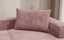 Decoratief Kussen Lesley 45x80 in Ribstof