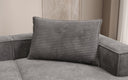 Decoratief Kussen Lesley 45x80 in Ribstof