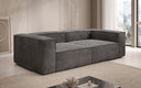 Designer Sofa Lesley 3-zits in Ribstof