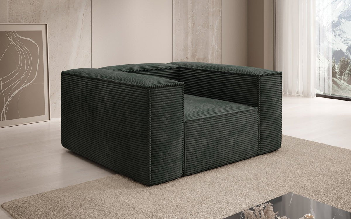 Designer Cord Armchair Lesley