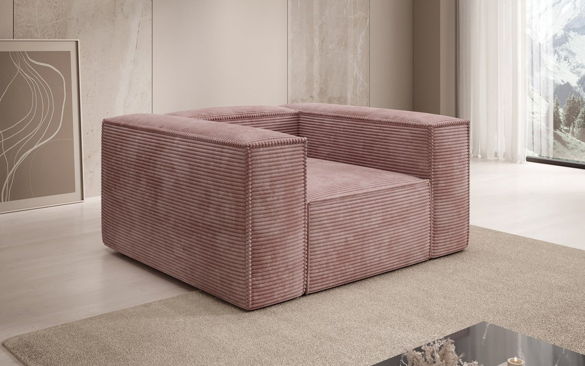 Designer Cord Armchair Lesley