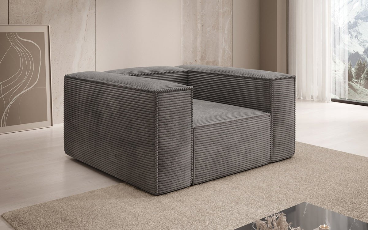 Designer Cord Armchair Lesley