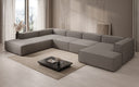 Designer Sofa Lesley U XXL in Stof
