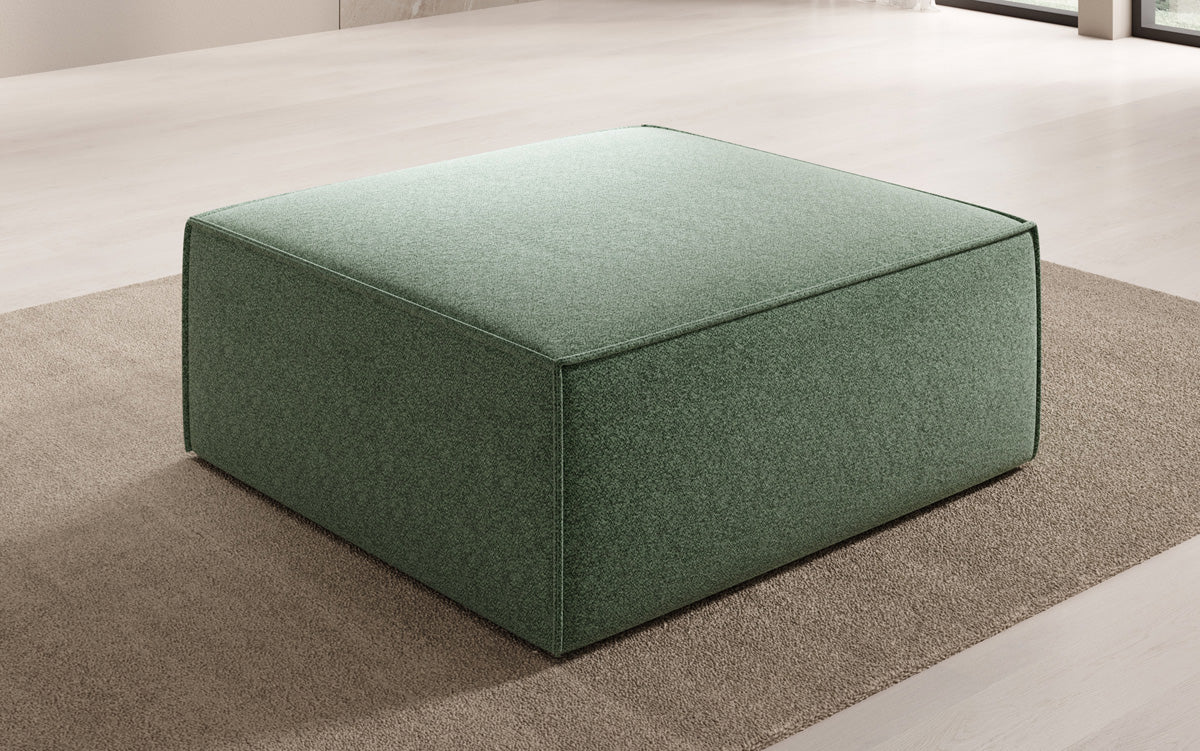 Bijzetpoef Lesley in structuurstof