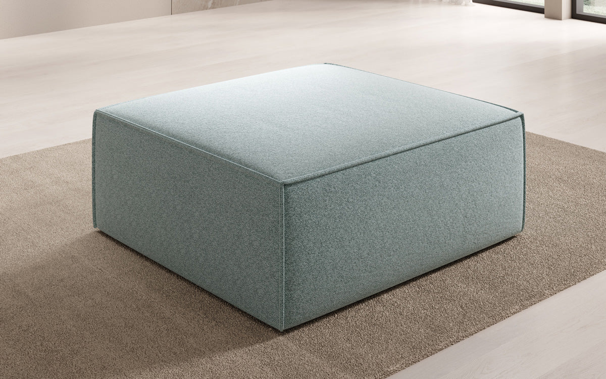 Bijzetpoef Lesley in structuurstof