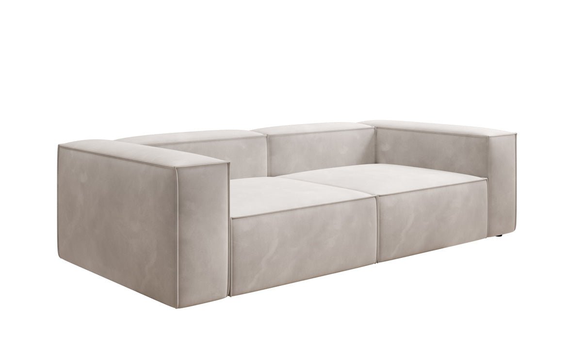 Designbank Lesley 3-zits in Fluweel