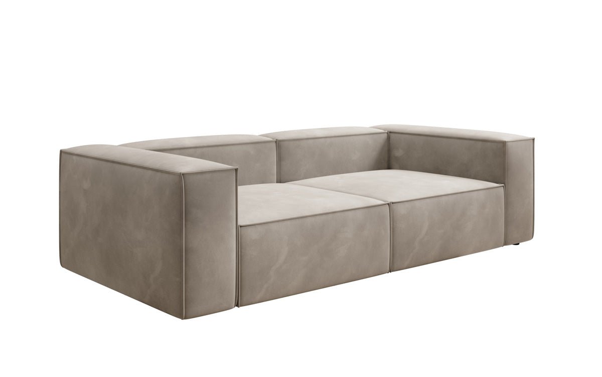 Designbank Lesley 3-zits in Fluweel