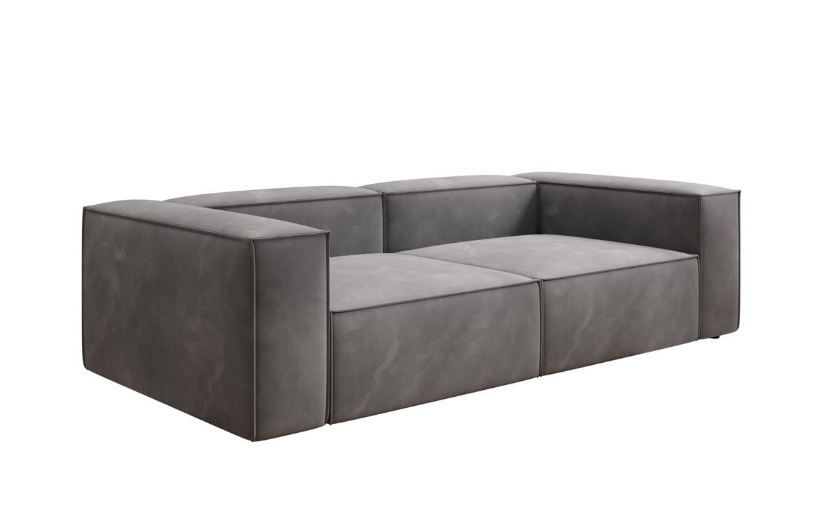 Designbank Lesley 3-zits in Fluweel