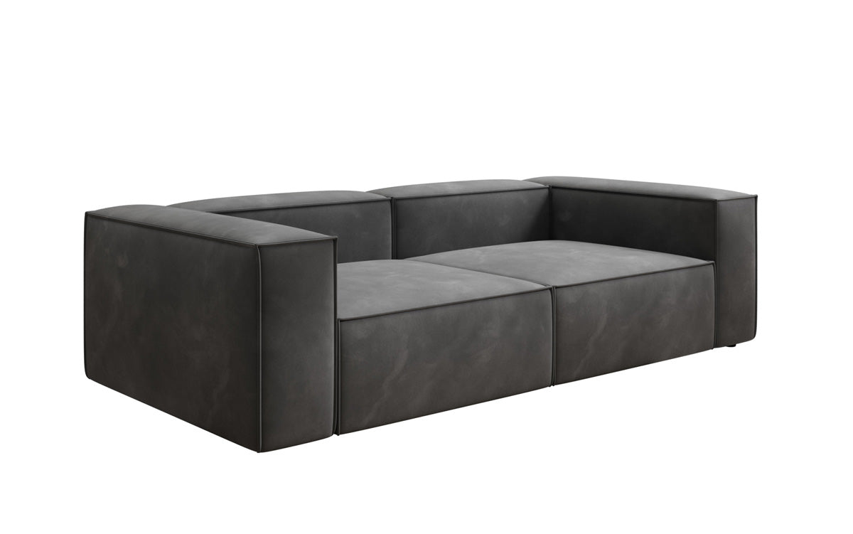 Designbank Lesley 3-zits in Fluweel